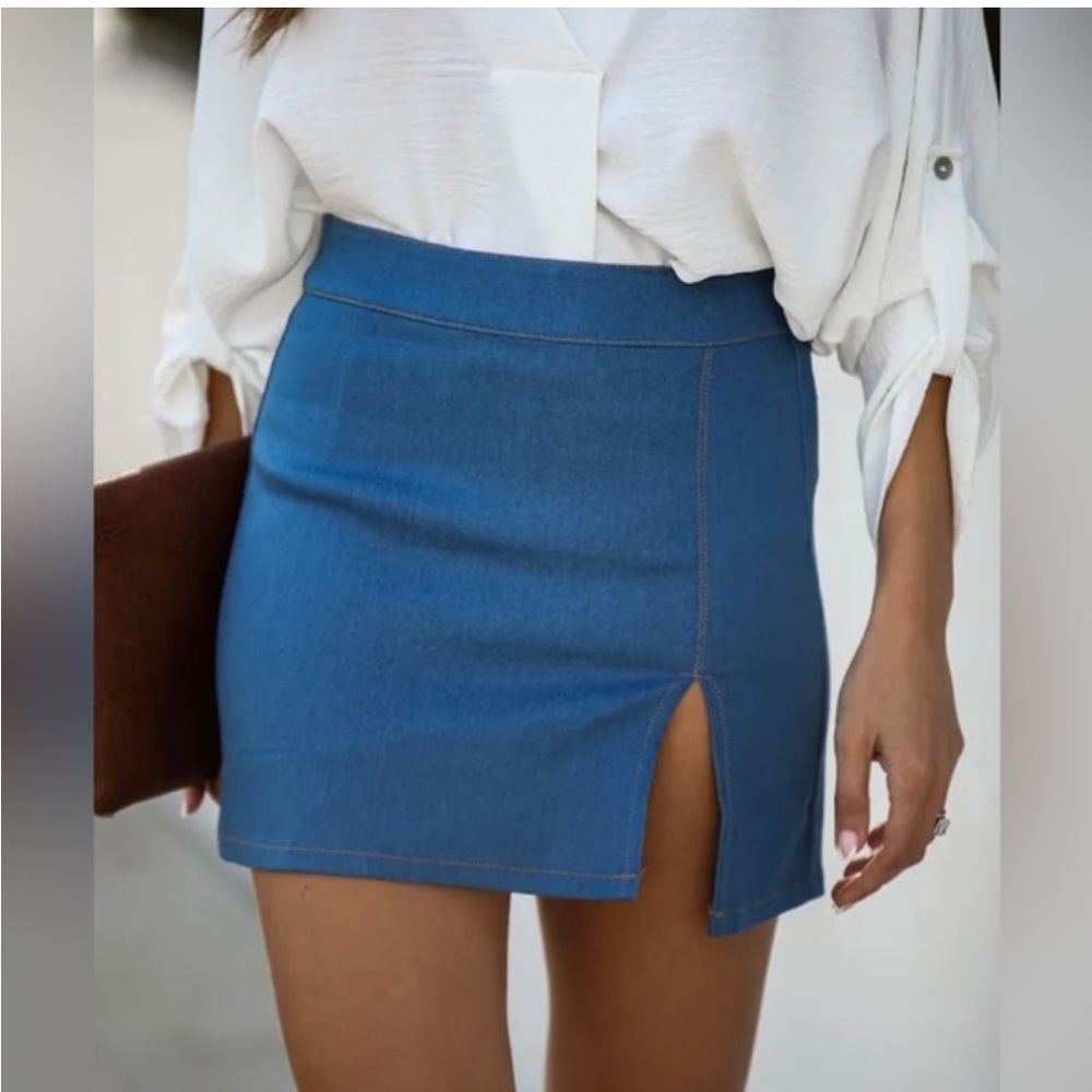 Skylar + Madison Maddie Denim Mini Skirt